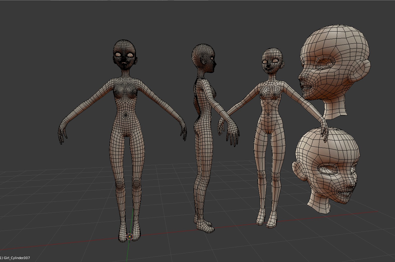 Female Base Mesh Obj