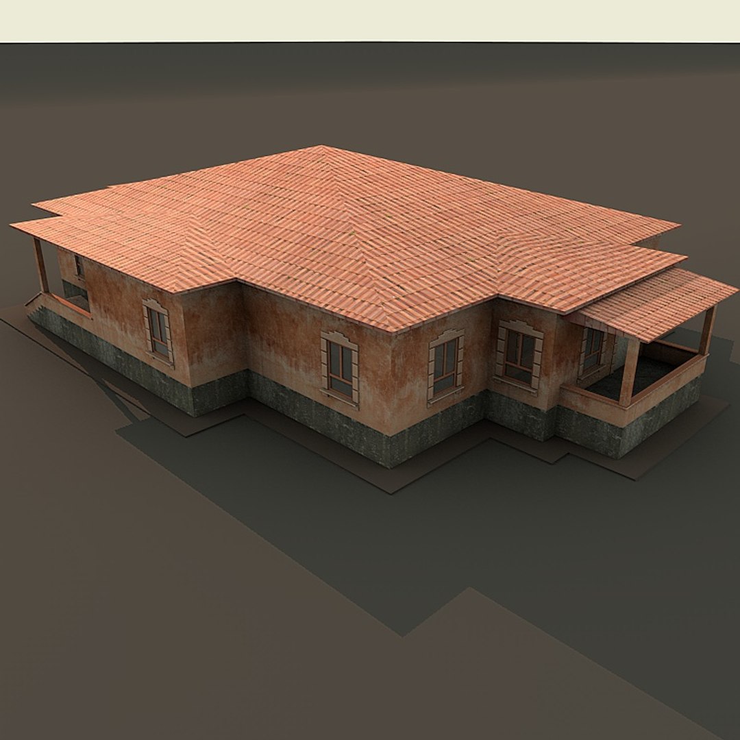 house interior building obj
