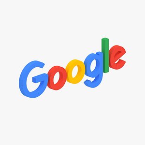 Google Logo 3D Model