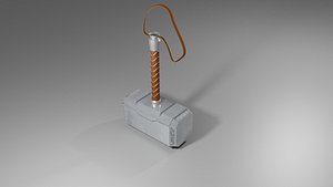 Thors mighty weapon Mjolnir