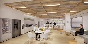 3D Restaurant Coffee Shop-A6 model