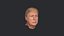 Donald Trump Hyperrealistischer Ganzkörper-3D-Charakter
