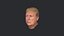 Donald Trump Hyperrealistischer Ganzkörper-3D-Charakter