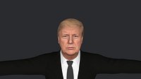 Donald Trump Hyper Realistic Full Body Fully Rigged Character