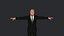 Donald Trump Hyperrealistischer Ganzkörper-3D-Charakter