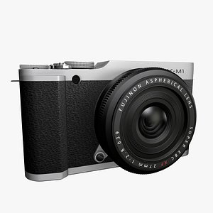 3d model fujifilm x-m1 camera