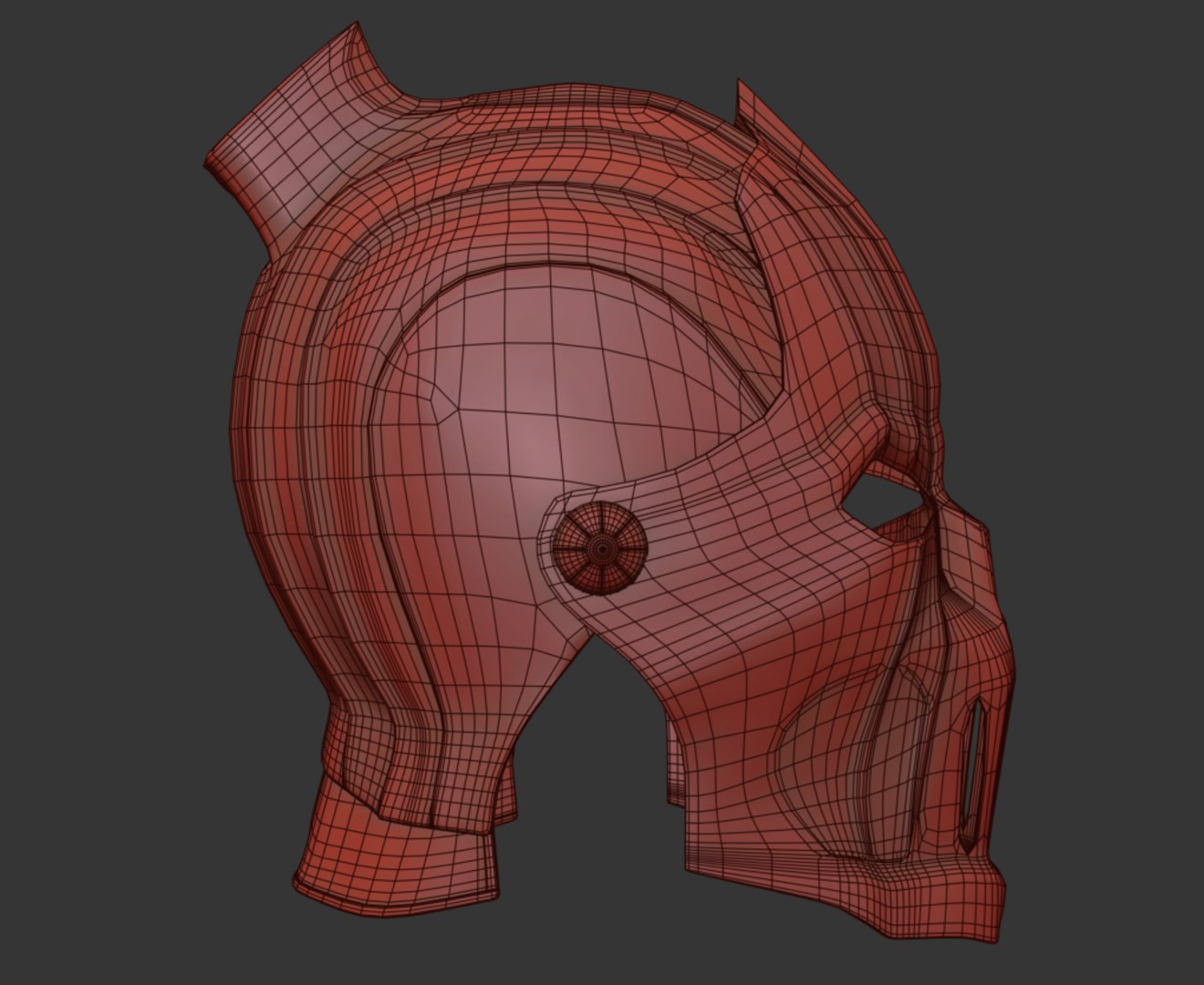 3D Vampire Helmet Helm - TurboSquid 1677285