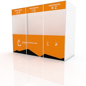 3D registration counter