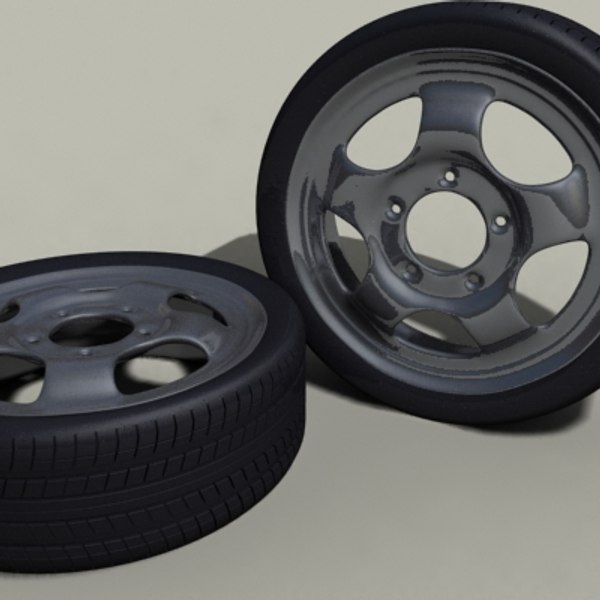 5 tyre 3d model