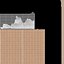 Leerer Toilettenpapierhalter