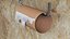 Leerer Toilettenpapierhalter