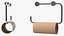 Leerer Toilettenpapierhalter