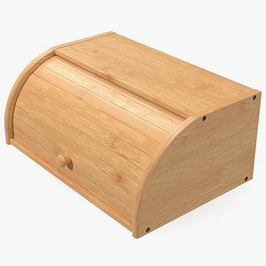 Bread Box Wood Rigged 3D model