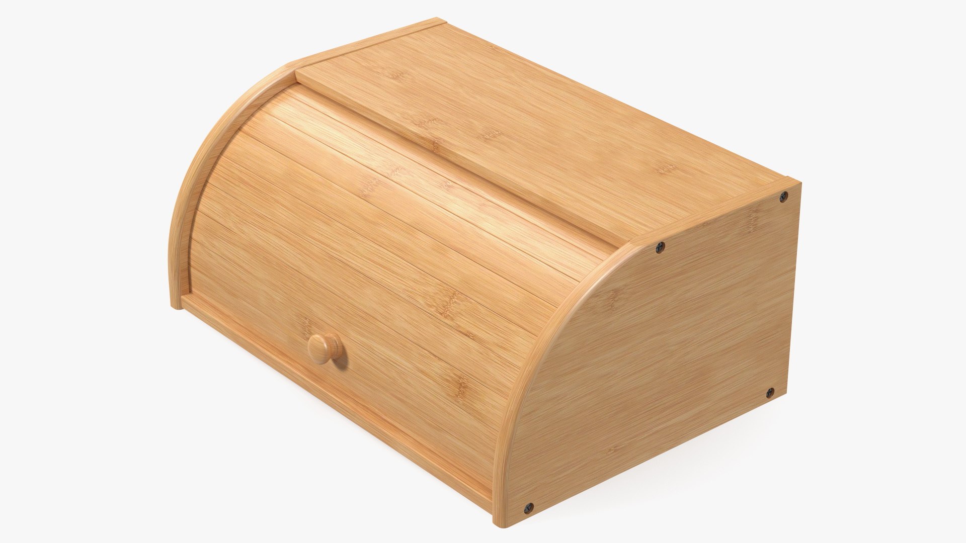 Rigged Bread Box and Bread Collection 3D model preview
