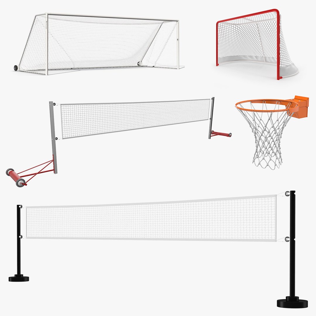 Sport Nets 3D Models Collection 3D model preview