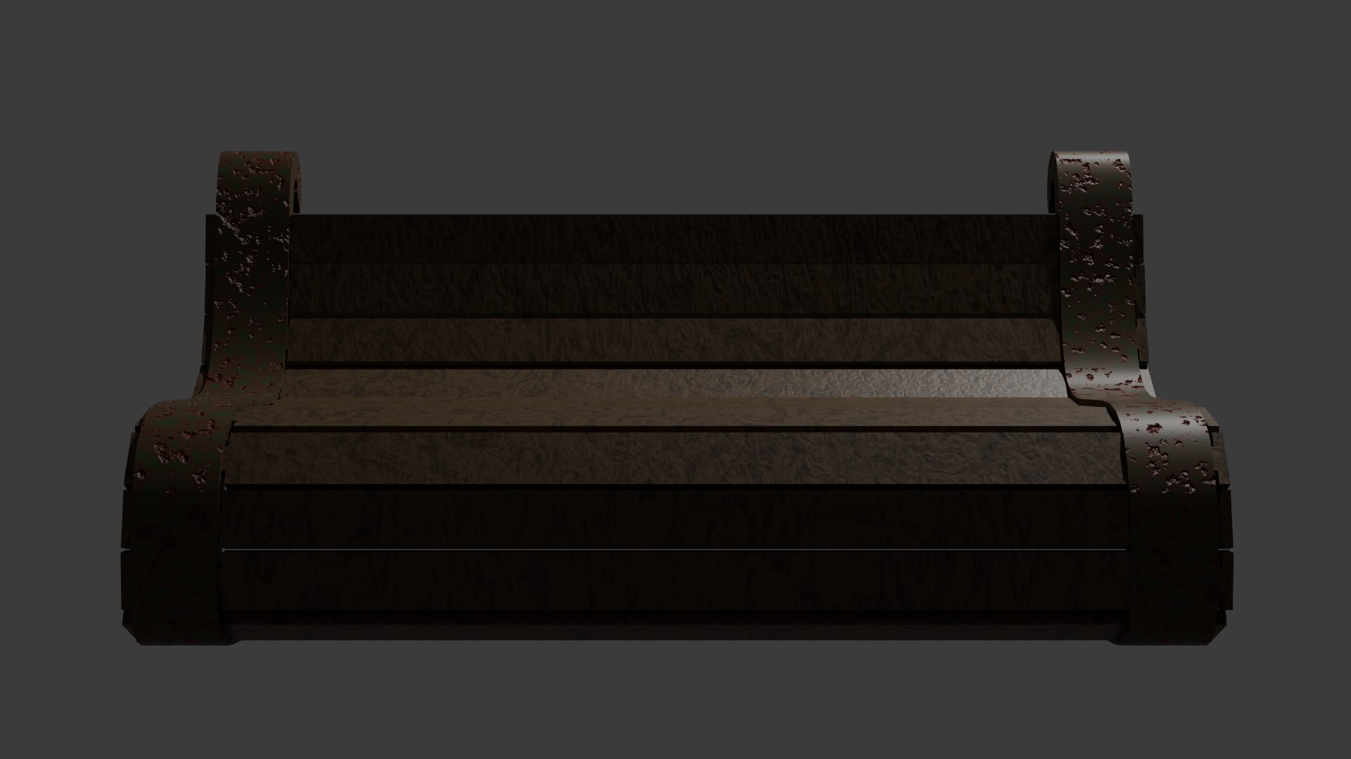 Free Rusted Bench 3D Model - TurboSquid 2206973