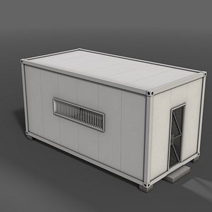 PBR Container House CB 20ft V2 3D