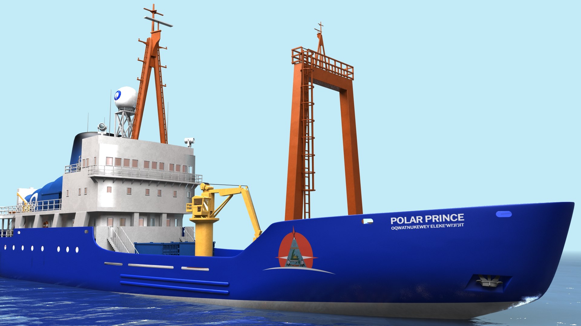 Polar Prince Tender Vessel 3D Model TurboSquid 2089119