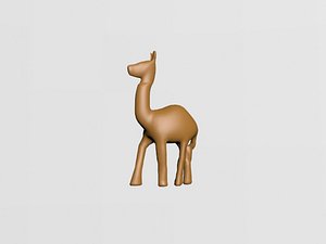 statue camel 3D model