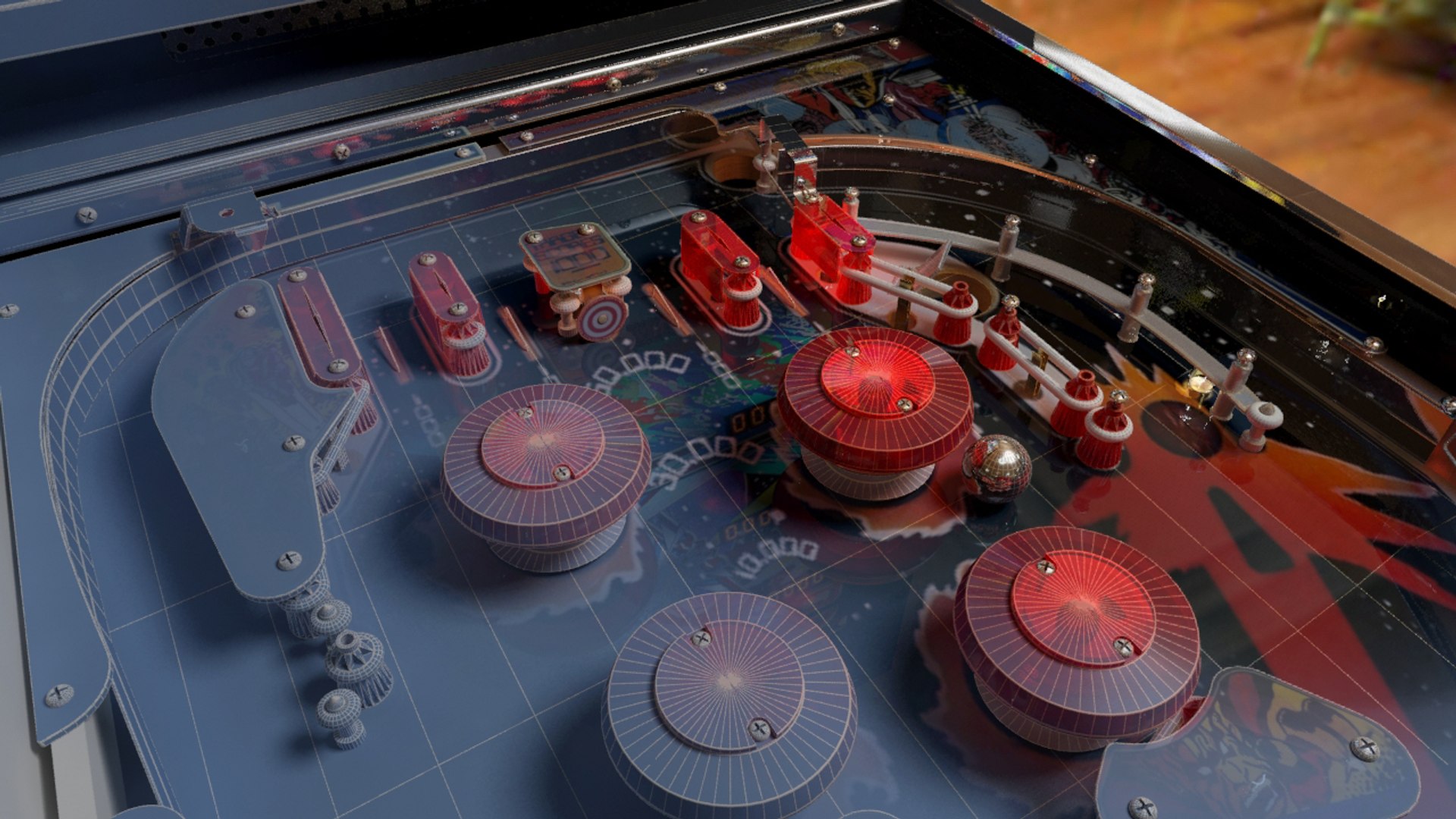 3D Real3DPinballMachine Model - TurboSquid 2395708