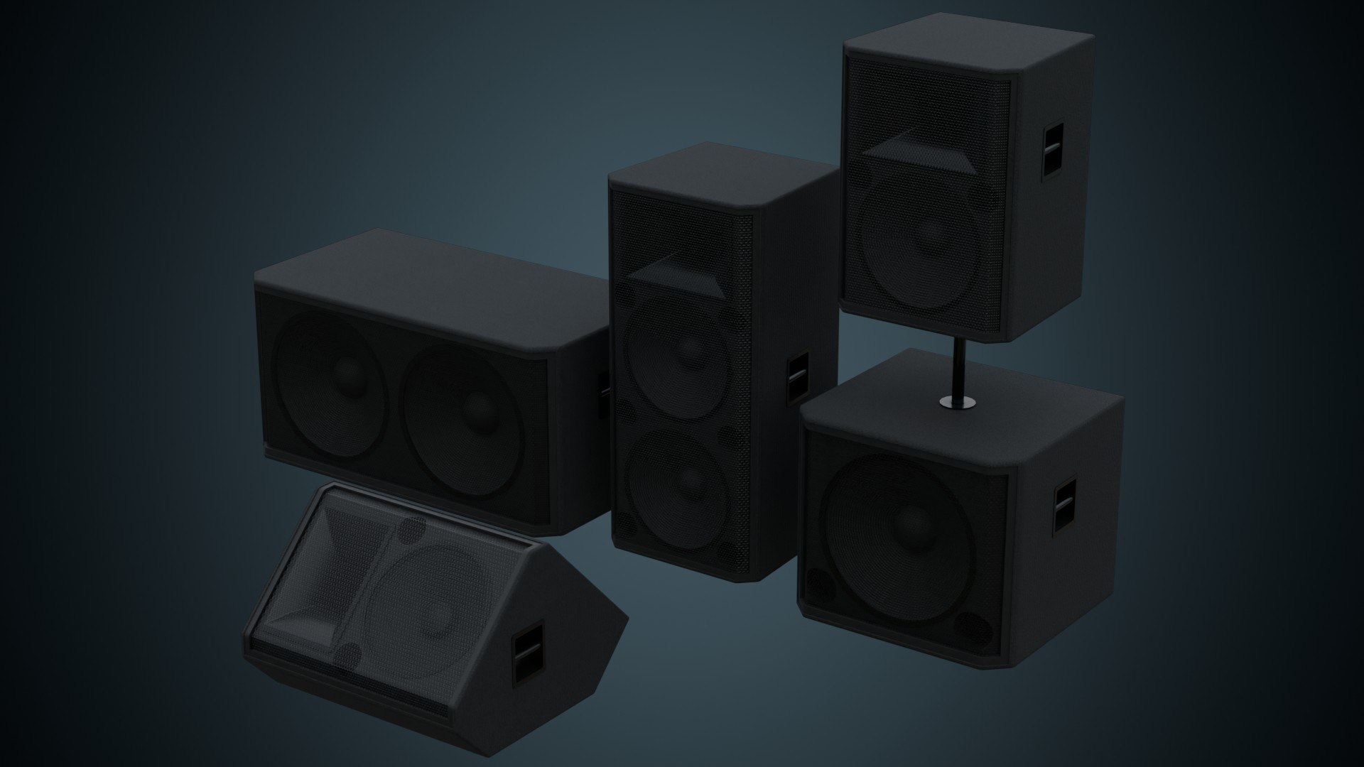 Speaker 2A 3D Model - TurboSquid 2221756