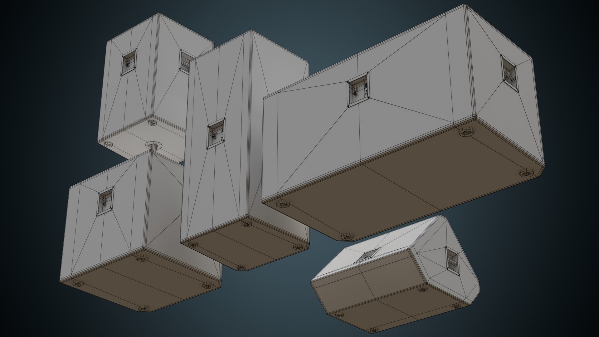 Speaker 2A 3D Model - TurboSquid 2221756