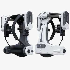 Industrial Warehouse Exoskeleton PBR(1) 3D model