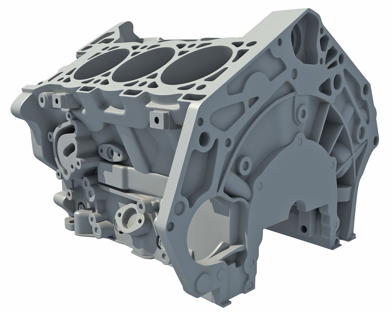 3D Model V6 Engine Block - TurboSquid 1346357