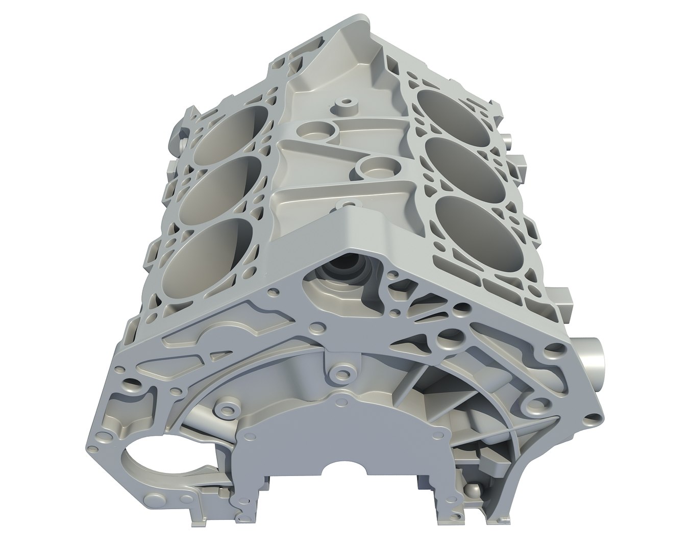 3D Model V6 Engine Block - TurboSquid 1346357