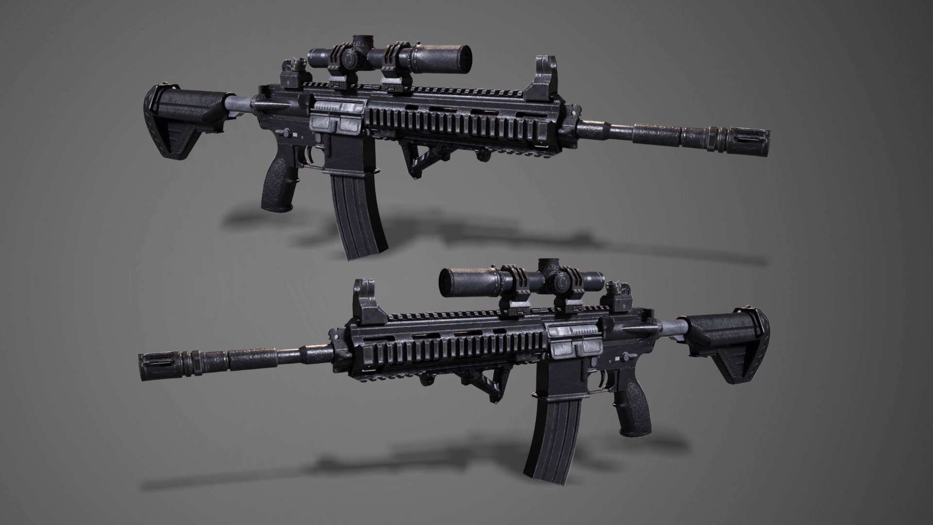 M416 Details 3D Model - TurboSquid 1352430