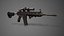 Modelo 3D M416 altamente detallado