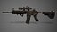 Modelo 3D M416 altamente detallado
