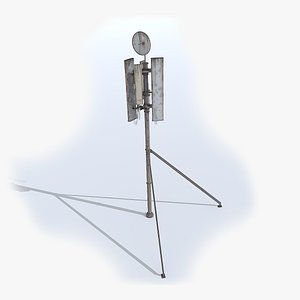 Old and Rusty Cell Tower 3D model