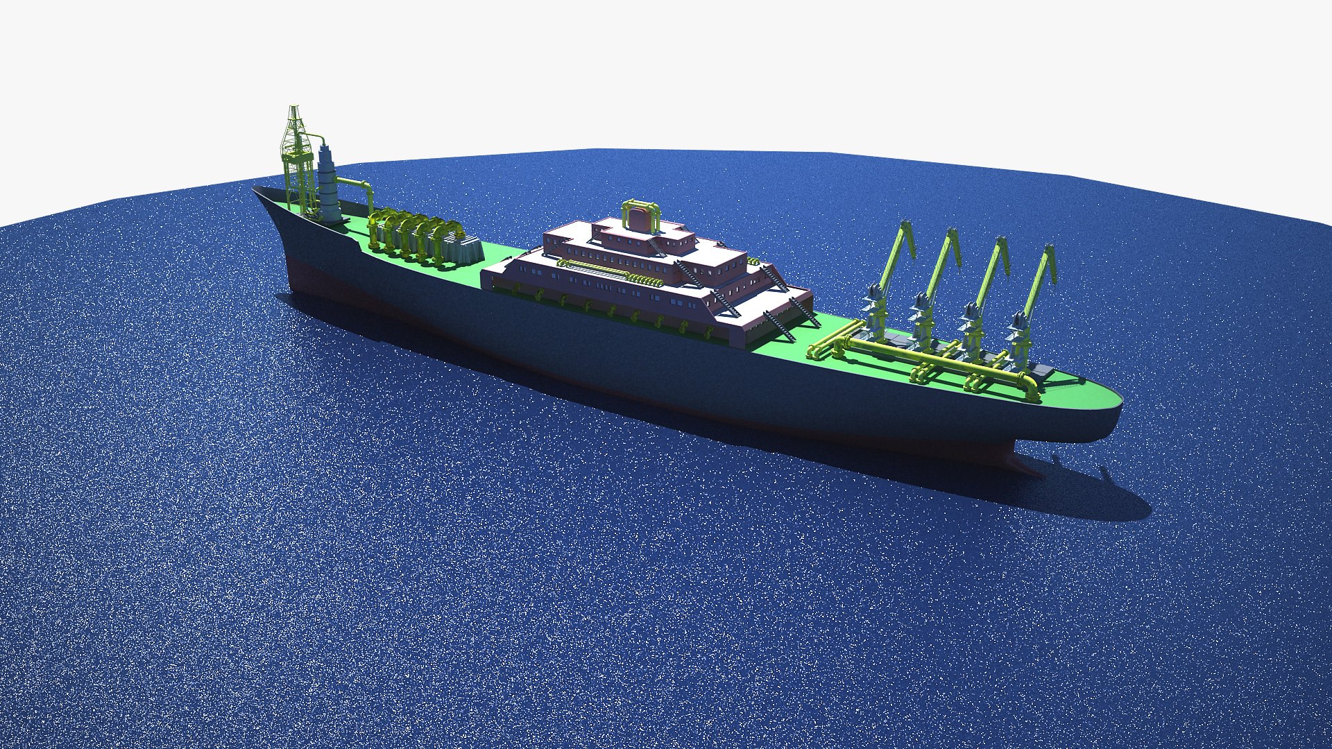 3D Model Cargo Shipe - TurboSquid 2008509