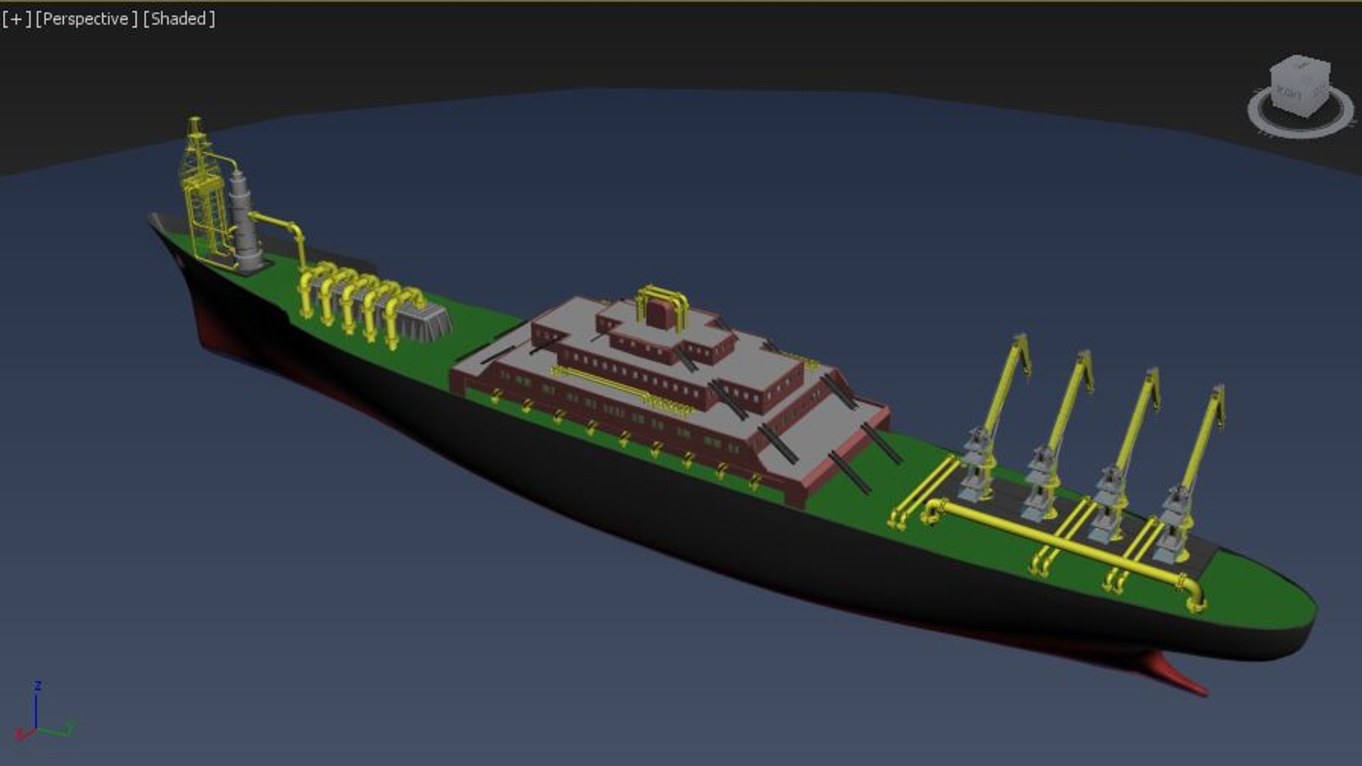 3D Model Cargo Shipe - TurboSquid 2008509