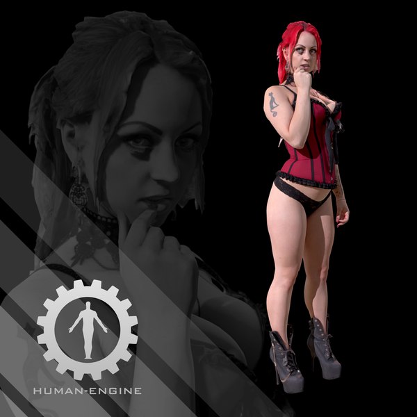 female scan - sonya 3d model