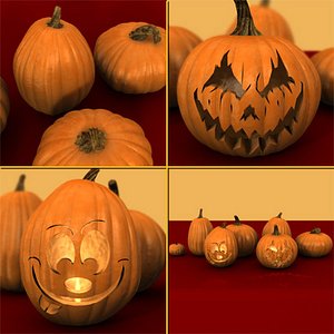 3D Pumpkin Model