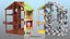 All Seasons Kids Wooden Dollhouse by Hape Furnished
