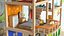 All Seasons Kids Wooden Dollhouse by Hape Furnished