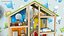 All Seasons Kids Wooden Dollhouse by Hape Furnished