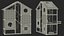 All Seasons Kids Wooden Dollhouse by Hape Furnished