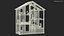 All Seasons Kids Wooden Dollhouse by Hape Furnished