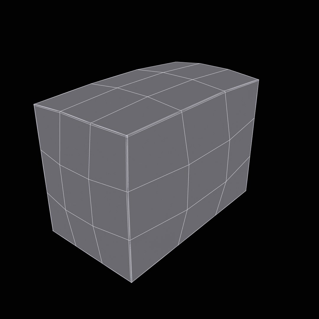 cardboard box 3d model