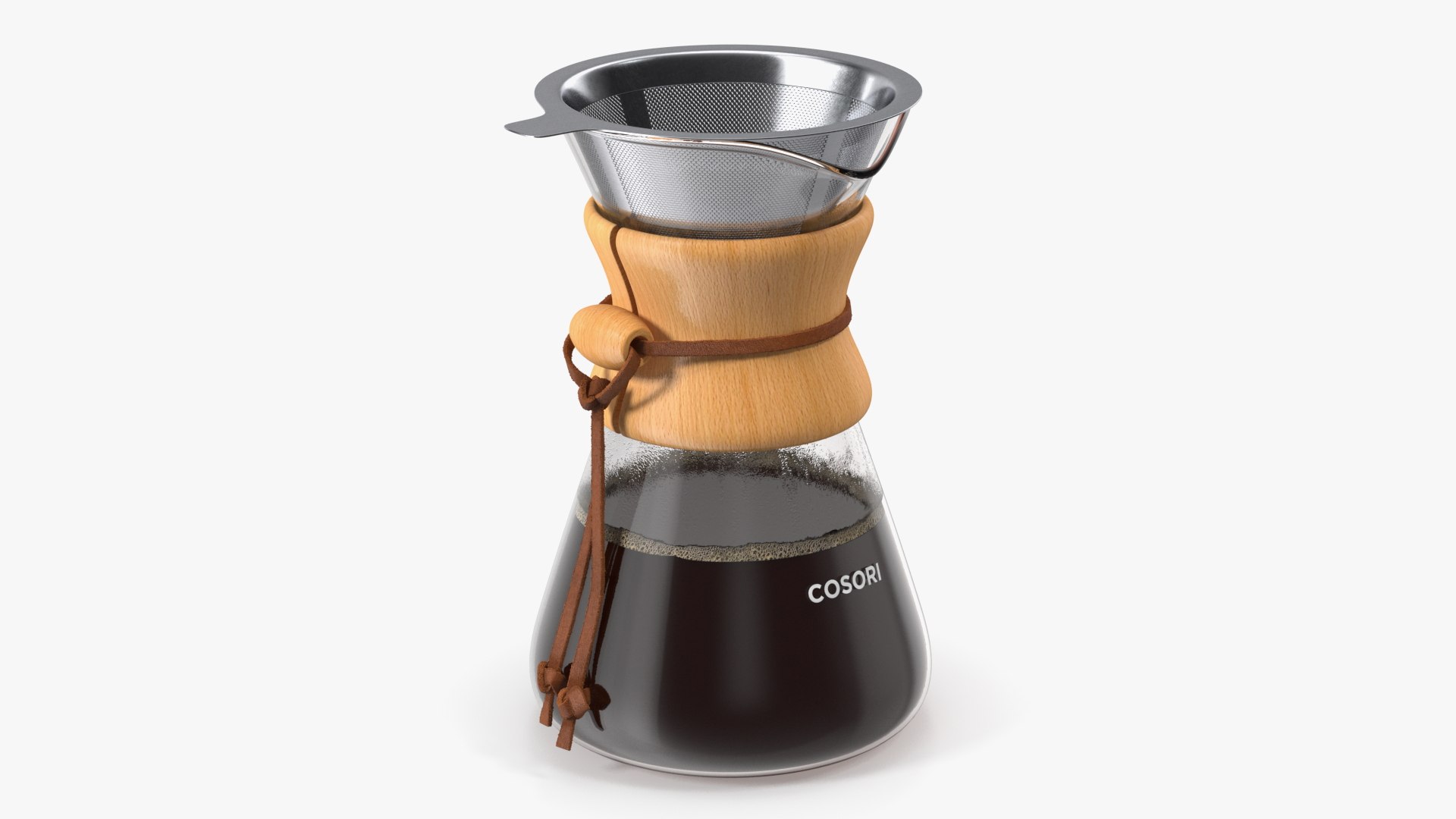 3D Pour Over Coffee Maker COSORI with Hot Coffee model TurboSquid 2006812