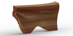 Parametric Reception V 3D model