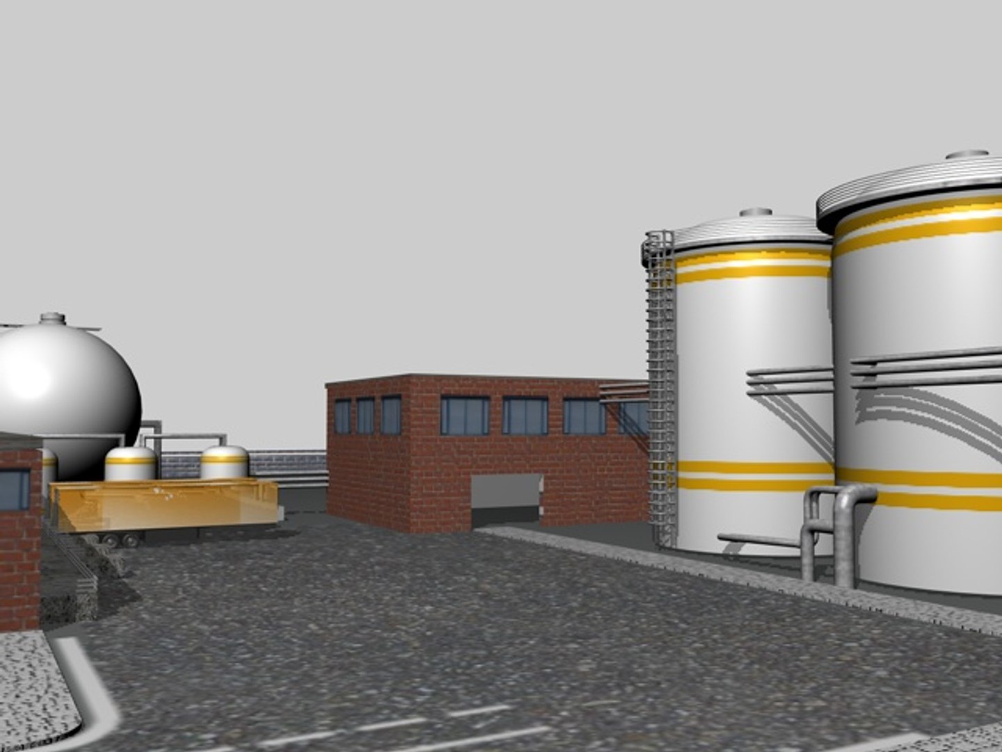 Factory 3d Model