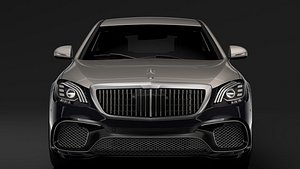 3D mercedes amg maybach s model