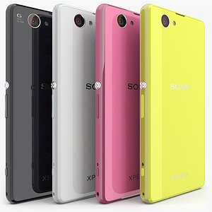 sony xperia z1 compact 3d model