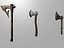 Low poly 3D Axes Collections