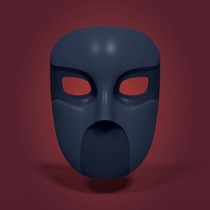 3D model Gangster Mask
